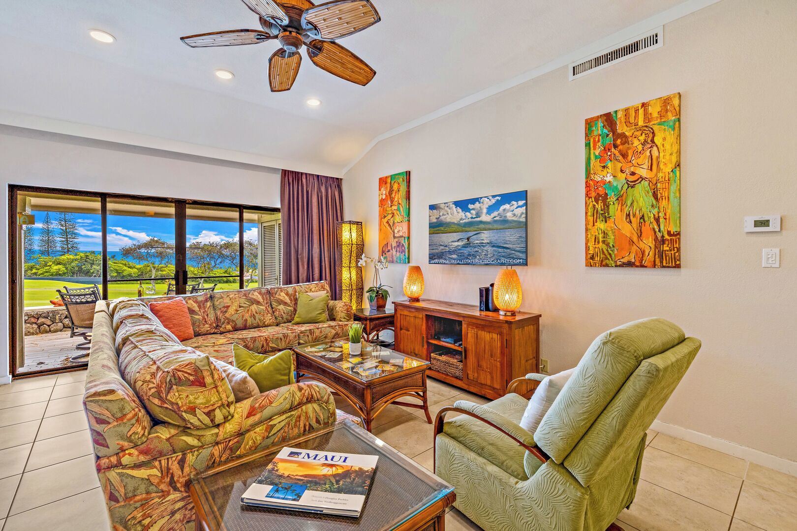 Smart TV, DVD player, books