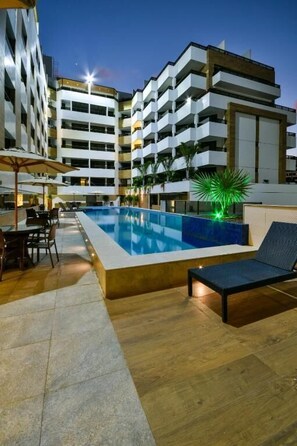 Outdoor pool - Flat 127-GF na Praia de Cabo Branco (João Pessoa)