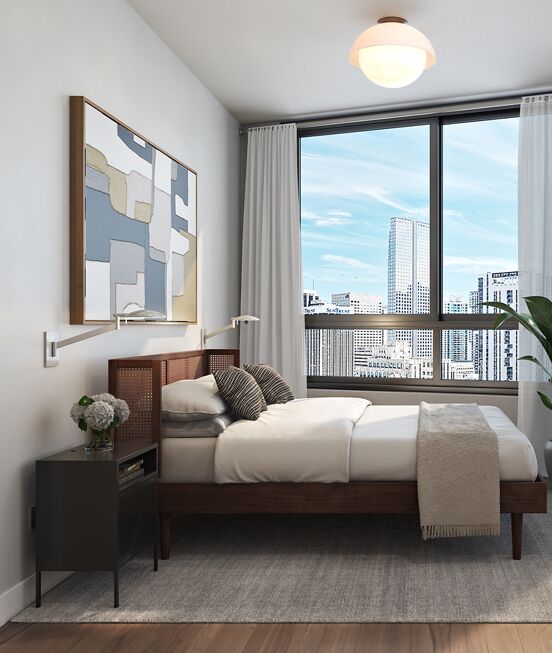 Escritorio y espacio para trabajar con laptop 