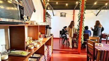 Free daily buffet breakfast