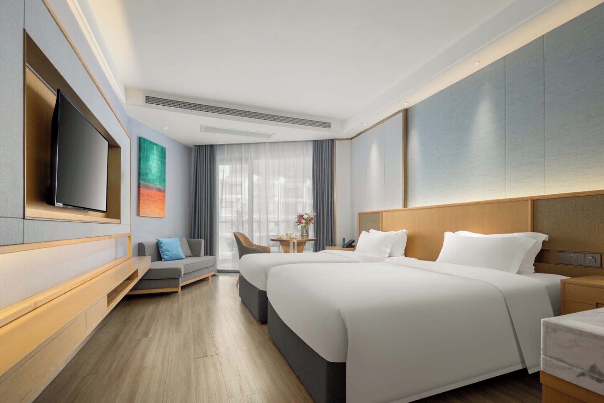 Classic-Zweibettzimmer, Balkon, Blick auf den Innenhof