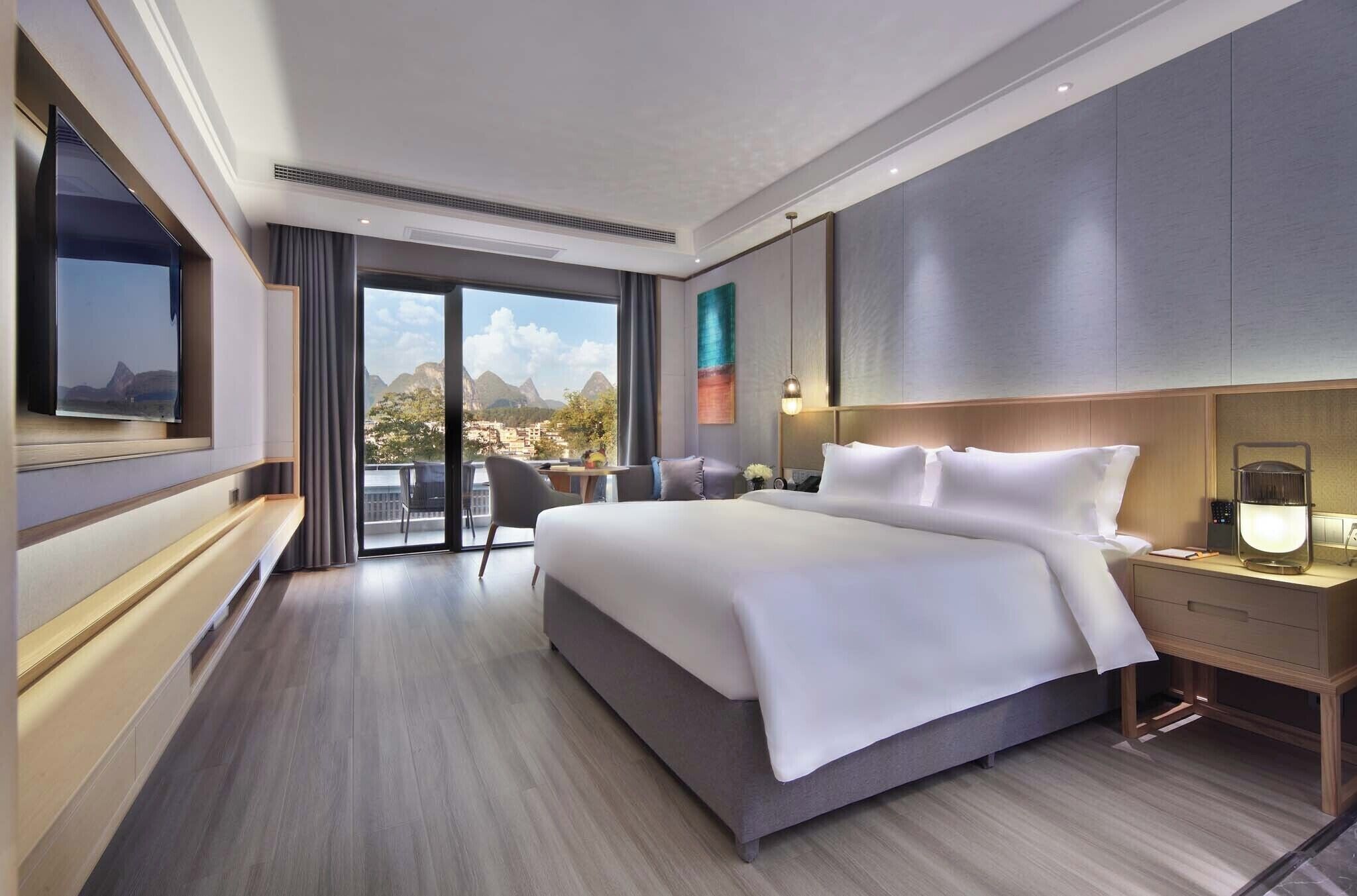 Senior-Doppelzimmer, Balkon, eingeschränkter Seeblick