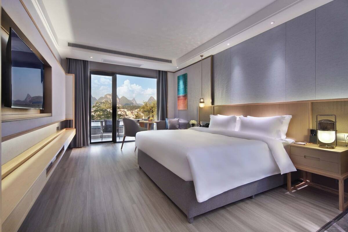 Senior-Doppelzimmer, Balkon, eingeschränkter Seeblick