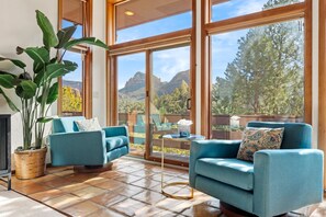 Interior - Stunning Hilltop 3-Acre Villa, Forever Views, Hot Tub, EV Charger & Pet Friendly (Sedona)