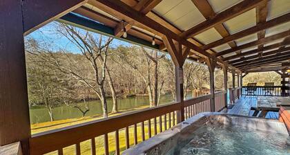 Toccozy Cabin Retreat - Riverfront | Pet Friendly | Hot Tub | Game Room | Firepit