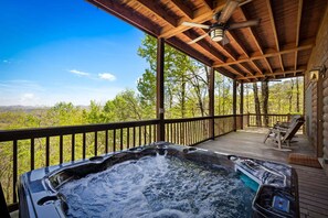 Terrace/patio - It's All About the Views - Mtn Views | Hot Tub | Pool Table | Arcade Games | Fire Pit (Blue Ridge)