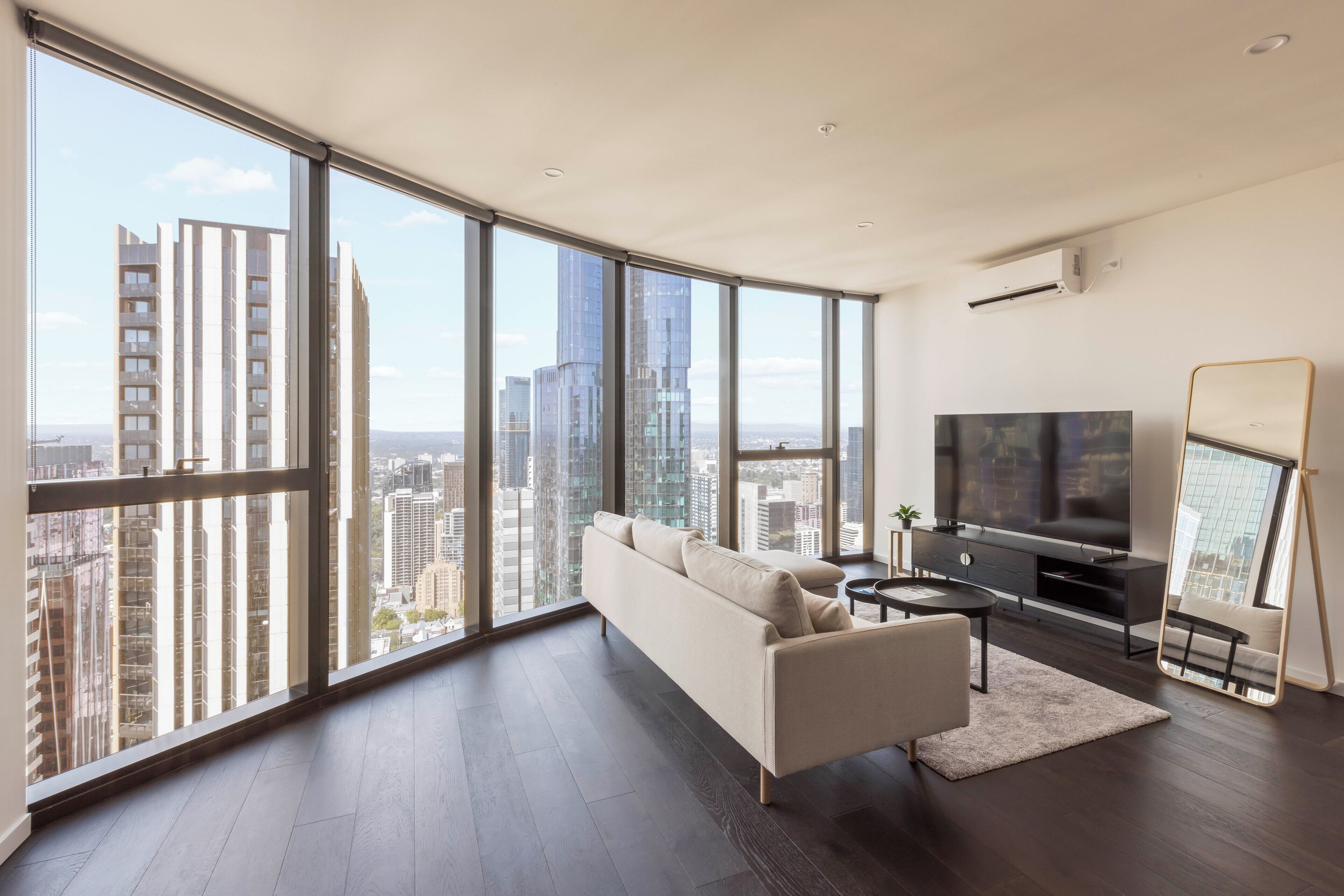 奢華公寓, 城市景 | 客廳
