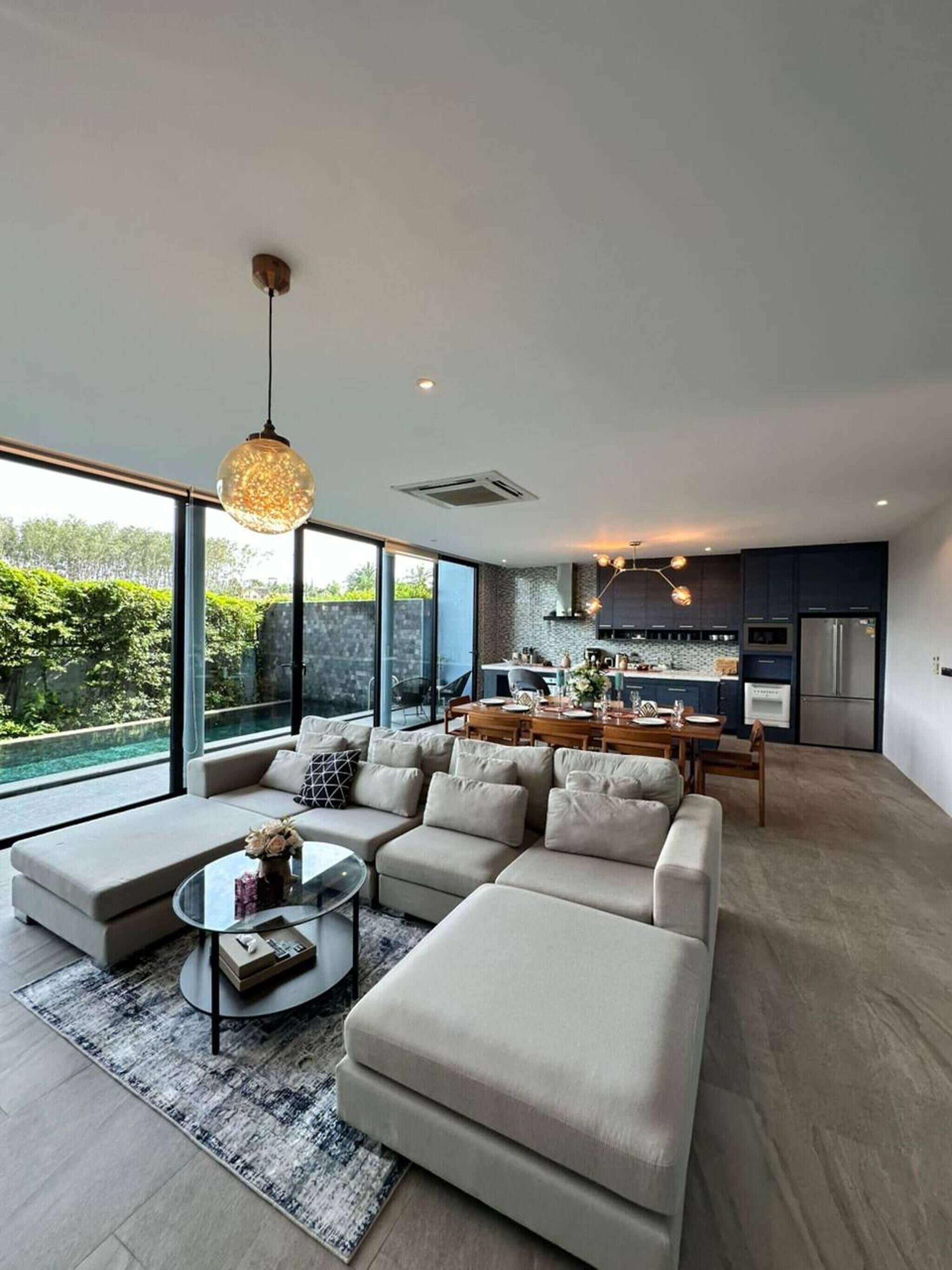 Villa, 3 Bedrooms, Smoking, Private Pool | Living area