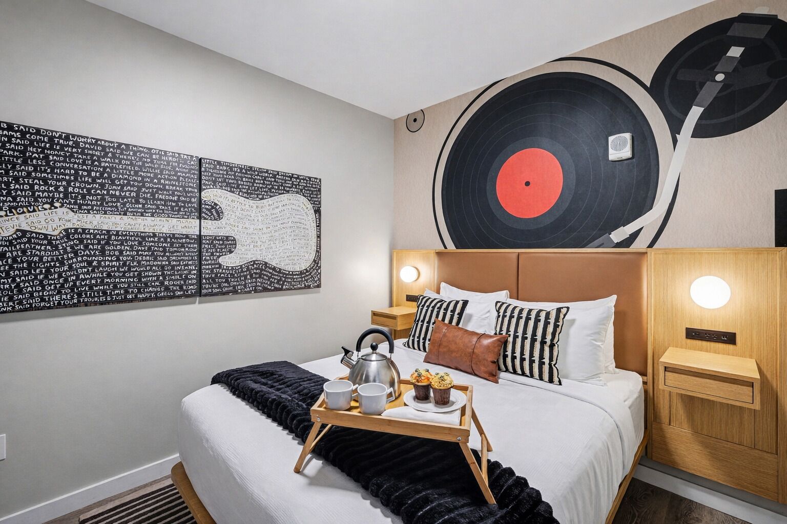 1 dormitorio, cuna de viaje, wifi gratis y ropa de cama