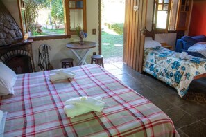 Deluxe-Bungalow, Haustiere gestattet, Gartenblick