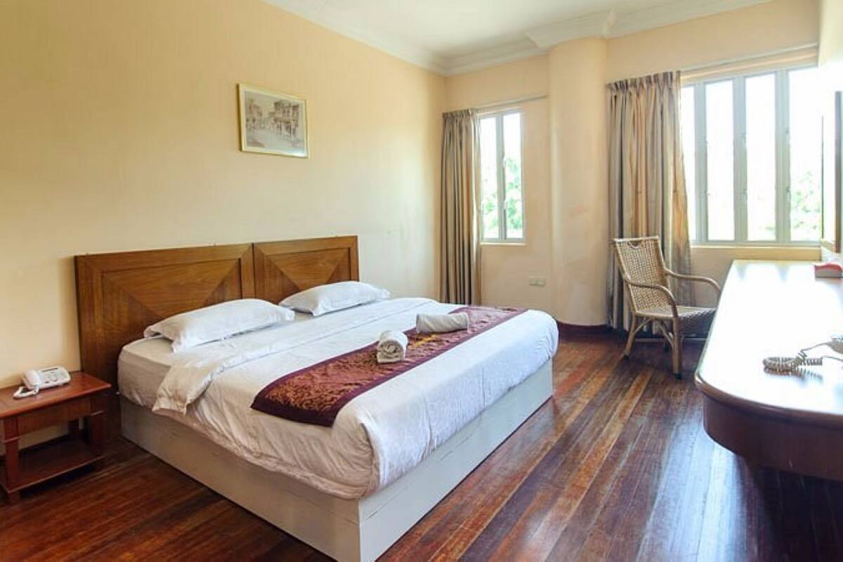 Een strijkplank/strijkijzer, gratis wifi