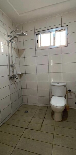 Towels, soap, toilet paper
