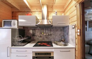Fridge, microwave, oven, stovetop - 1 bedroom gorgeous apartment in Gerardmer (Gerardmer)