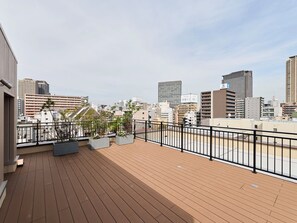 Suite, City View | Terrace/patio - WELLSTAY Namba Apartmenthotel-Cocochill (Osaka)