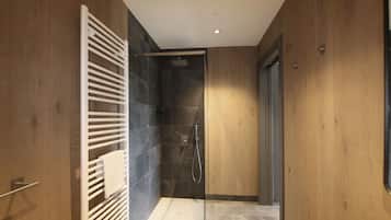 Shower, hair dryer