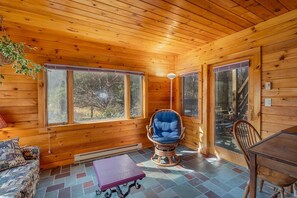 Living area - Charming 1 Bedroom apartment - on the river front on Mountain estate in Shushan (Shushan)