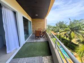 Apartment, 2 Bedrooms, Smoking, Balcony | Balcony - Spacious 2-bedroom Pool-view Condo - Executive Residence 2, Pratumnak (Pattaya)