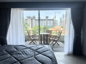 Apartment, 2 Bedrooms, Smoking, Balcony | Balcony - Spacious 2-bedroom Pool-view Condo - Executive Residence 2, Pratumnak (Pattaya)
