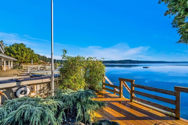 Property grounds - Waterfront home with private hot tub, game room with game tables, and water toys (Gig Harbor)