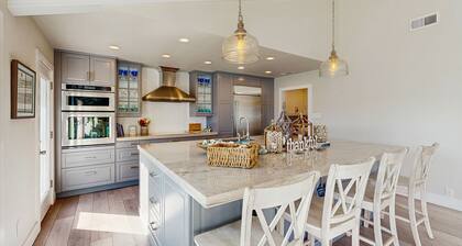 Two-Story Family-Friendly home on the water with patio and firepit