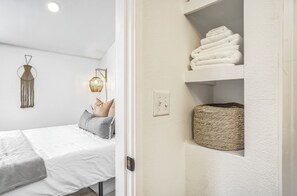 1 bedroom, iron/ironing board, travel crib, free WiFi