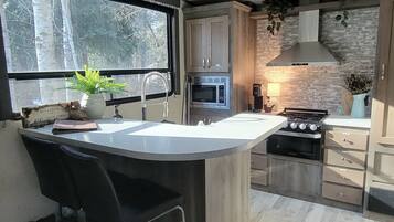 Microwave, oven, stovetop