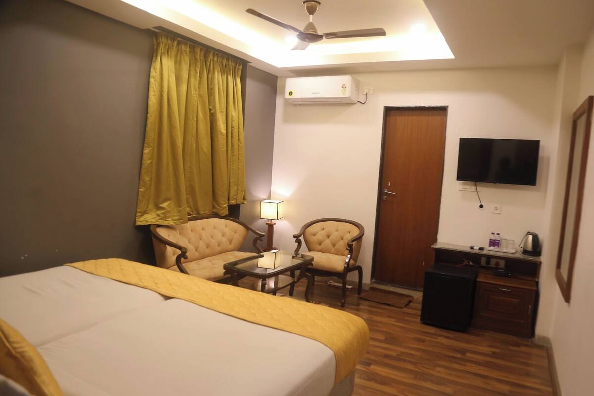 Familie-dobbeltværelse til 1 person | Gratis Wi-Fi