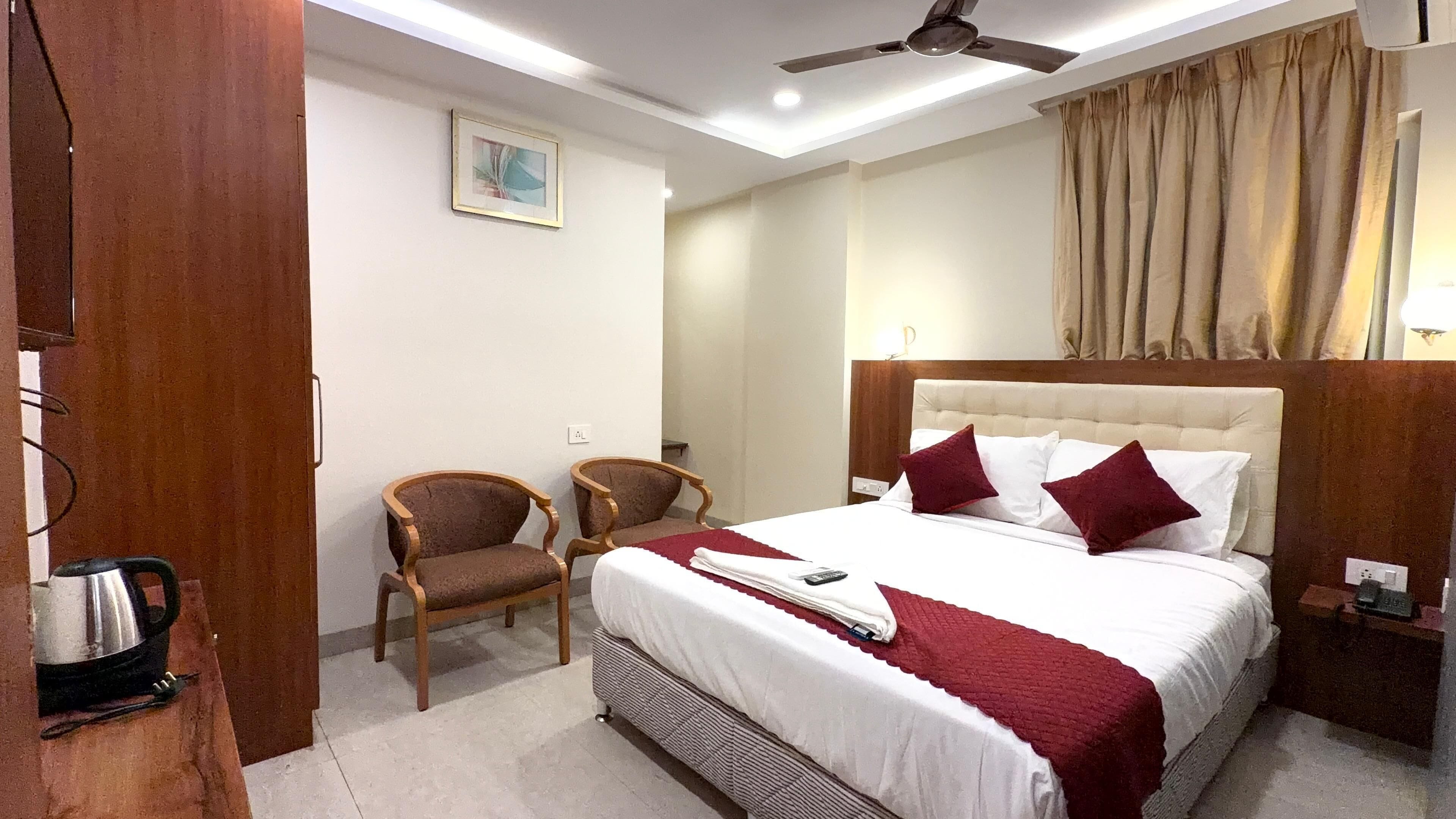 Habitación familiar doble de uso individual | Ropa de cama de alta calidad, wifi gratis, ropa de cama