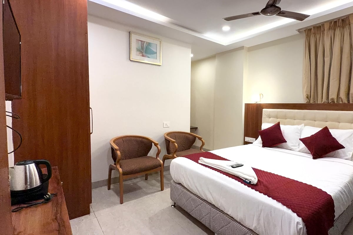 Habitación familiar doble de uso individual | Ropa de cama de alta calidad, wifi gratis, ropa de cama