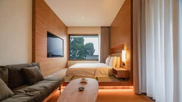 Standard-Doppelzimmer, Bergblick | Schreibtisch, kostenloses WLAN, Bettwäsche
