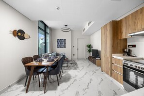 Apartamento, balcón | Cocina privada