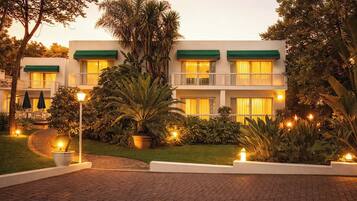 Front of property – evening/night