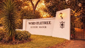 Front of property – evening/night