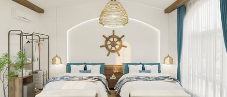 Basic Double or Twin Room, Garden View | Free WiFi