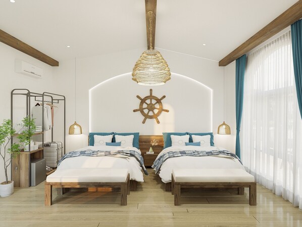 Basic Double or Twin Room, Garden View | Free WiFi - Hotel SHOL Ninh Chu (Ninh Hai)