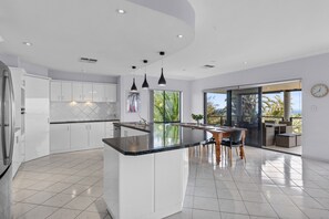 Apartment | Private kitchen | High chair, cookware/dishes/utensils - Wine Region Coastal Retreat on The Esplanade (Adelaide)