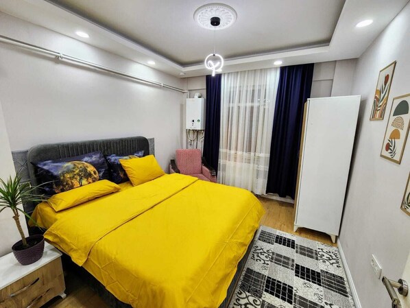 2 bedrooms, iron/ironing board, WiFi, bed sheets - 5 Numara-Merkezi konumda ferah 1+1 (Eskişehir)