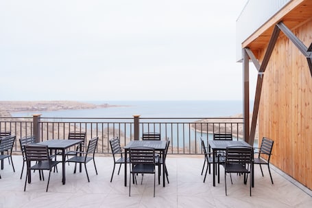 Outdoor dining. Ton Azure Hotel