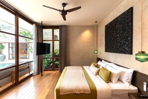 Biệt thự Deluxe, 6 phòng ngủ, ban công, quang cảnh hồ bơi | Két bảo mật tại phòng, truy cập Internet không dây miễn phí 