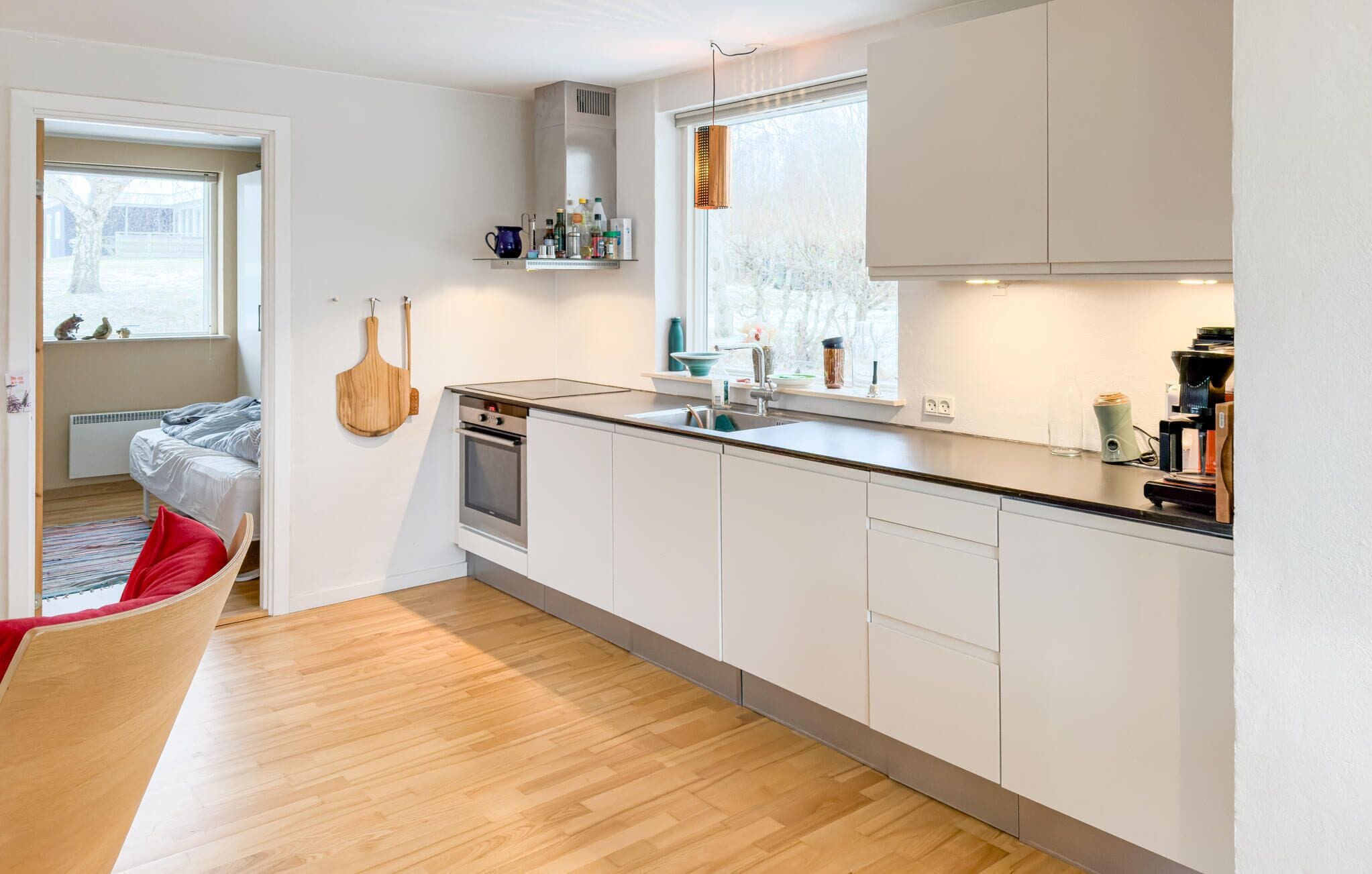 Kühlschrank, Ofen, Herdplatte, Geschirrspüler