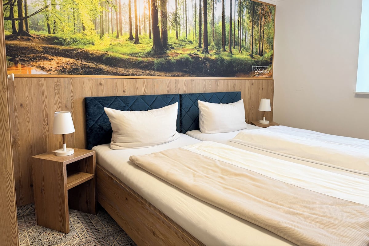 Kahden hengen classic-huone (yksi tai kaksi sänkyä) | Työpöytä, kannettavalle tietokoneelle sopiva työtila, ilmainen Wi-Fi