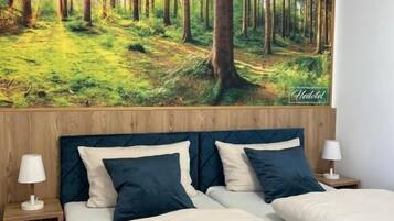 Desk, laptop workspace, free WiFi