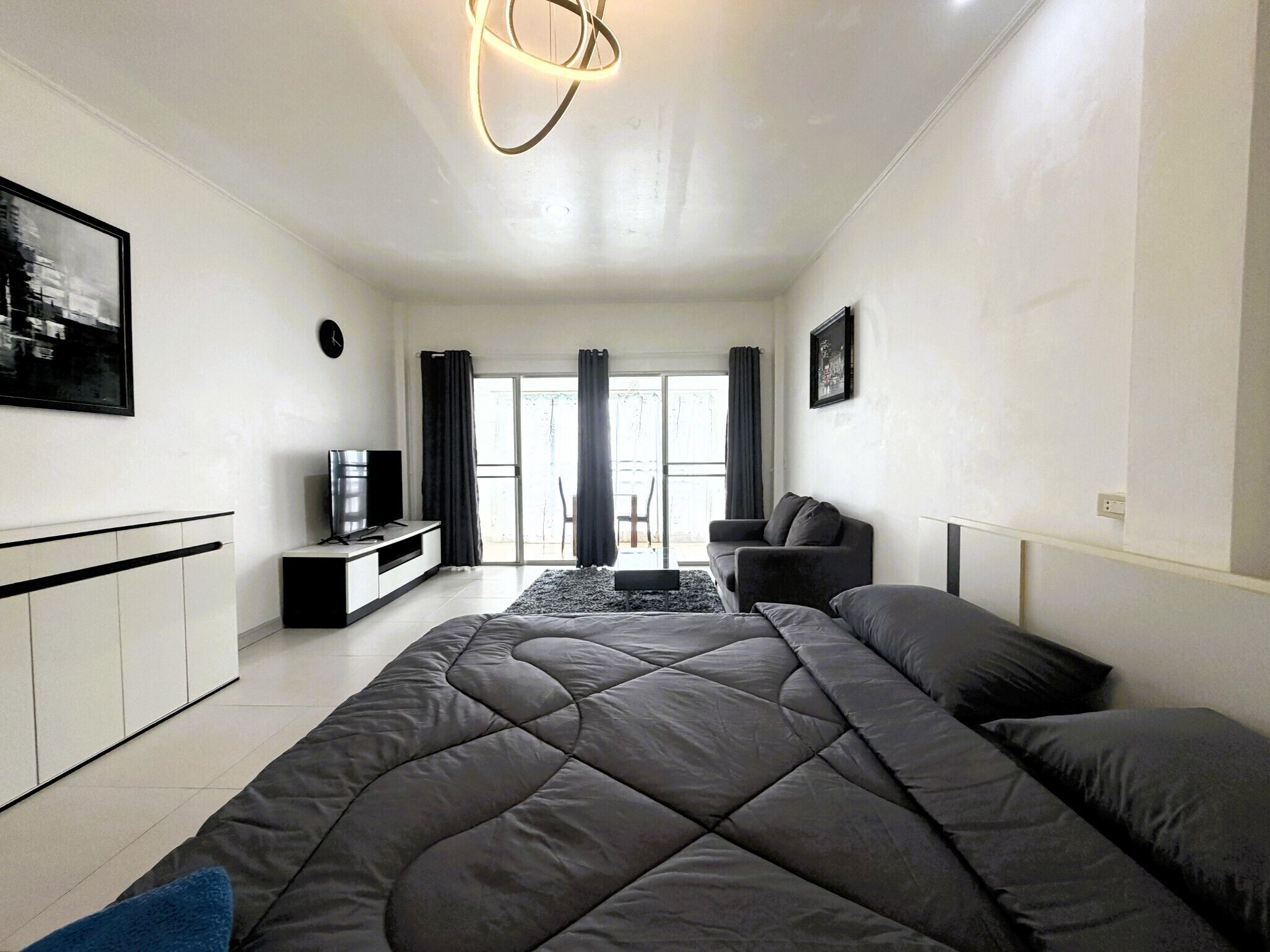 1 quarto, roupa de cama