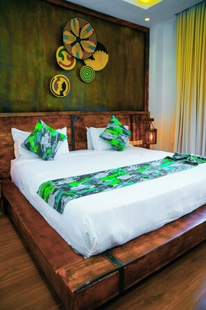In-room safe, blackout curtains, iron/ironing board, free WiFi - Noora Resort (Bishoftu)