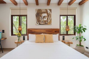 4 bedrooms, iron/ironing board, Internet, bed sheets - La Rana Curiosa: 4 Bed/4.5 Bath LUX Villa @BlueDeerTulum (Tulum)