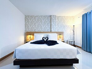 Habitación ejecutiva doble | Escritorio, espacio para trabajar con un portátil, wifi gratis