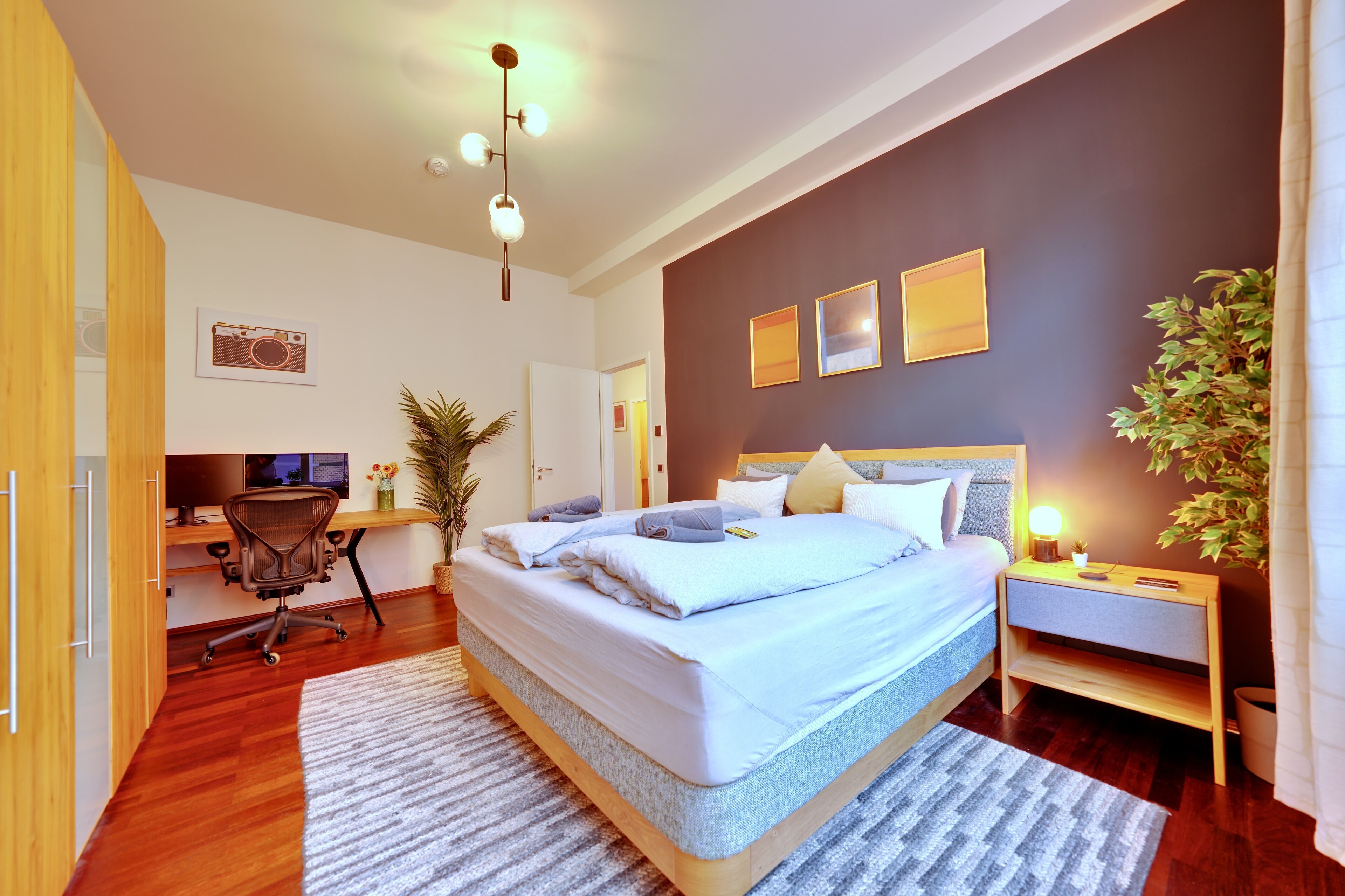 Bügeleisen/Bügelbrett, WLAN, Bettwäsche