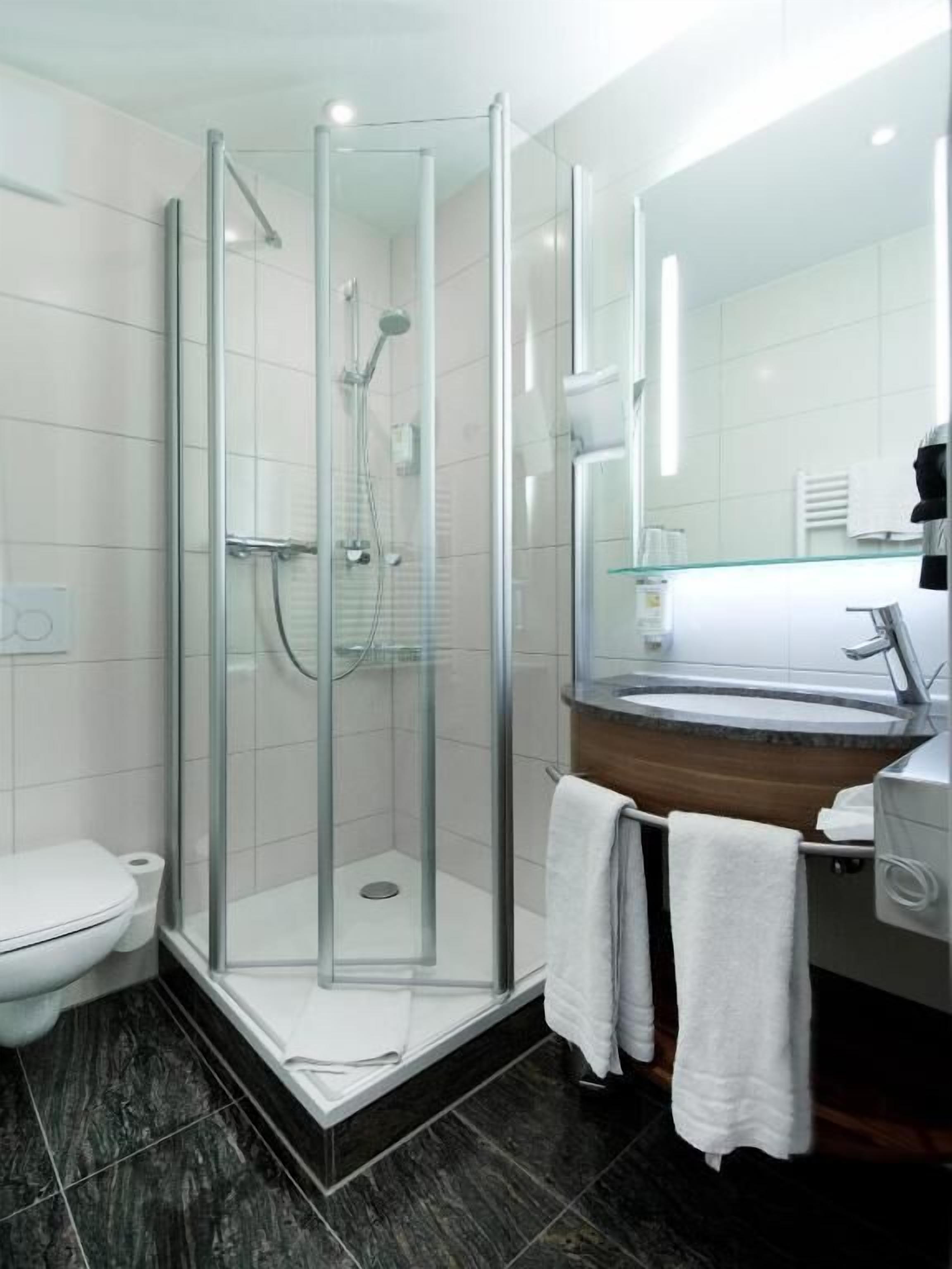 Free toiletries, hair dryer, slippers, towels