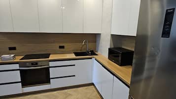 Leilighet – classic, balkong | Eget kjøkken | Vannkoker