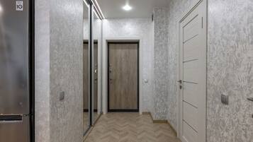 Classic Apartment, Balcony | Living area | 40-inch Smart TV with digital channels